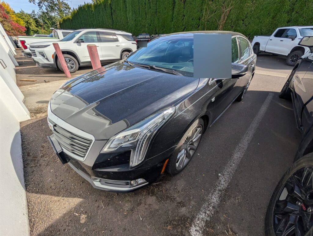 Late-model sedan checked during an Oregon TNC rideshare inspection